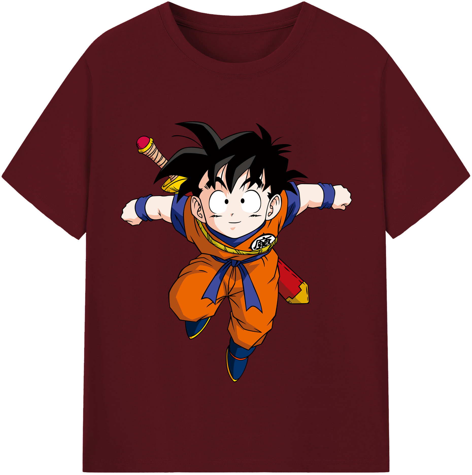 （画像用） ドラゴンボール 孫悟空（そん ごくう）Son Goku カカロット DRAGON BALL Kakarotto 綿100％半袖Tシャツ（フロントプリント）